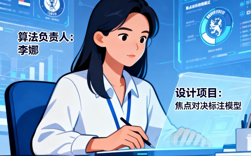 算法负责人李娜，设计焦点对决标注模型，曾服务于英超官方数据